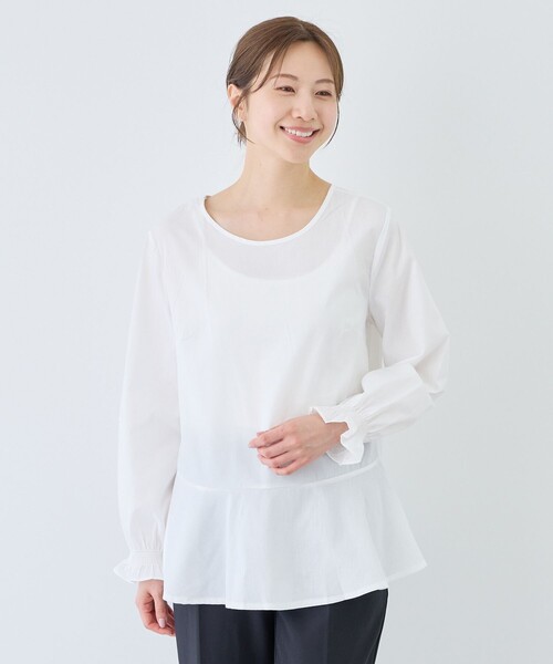 Jayro(ジャイロ)の「バックスリットニットベスト&ブラウス(その他トップス・レディース・ブラック/ネイビー/ブラック系その他/グレー/ブルー系その他・FREE)」の9枚目の写真