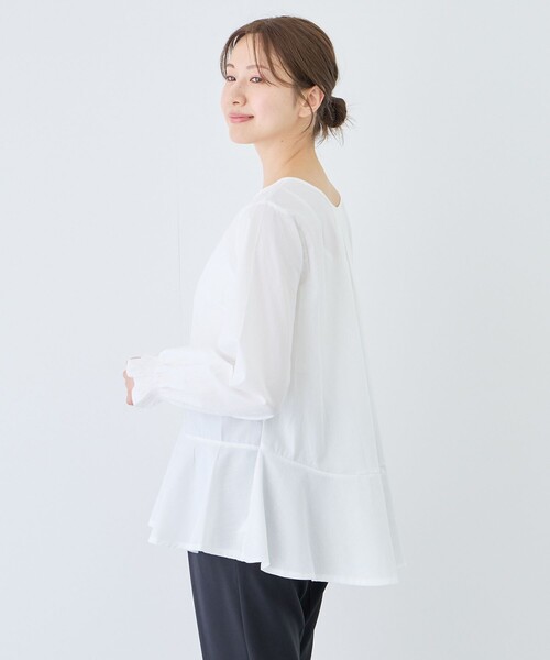 Jayro(ジャイロ)の「バックスリットニットベスト&ブラウス(その他トップス・レディース・ブラック/ネイビー/ブラック系その他/グレー/ブルー系その他・FREE)」の10枚目の写真