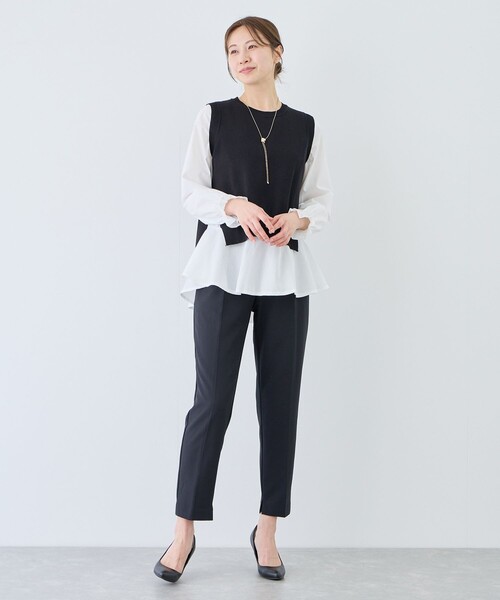 Jayro(ジャイロ)の「バックスリットニットベスト&ブラウス(その他トップス・レディース・ブラック/ネイビー/ブラック系その他/グレー/ブルー系その他・FREE)」の12枚目の写真