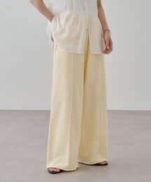 ライトオンス裏毛センタープレスワイドパンツ