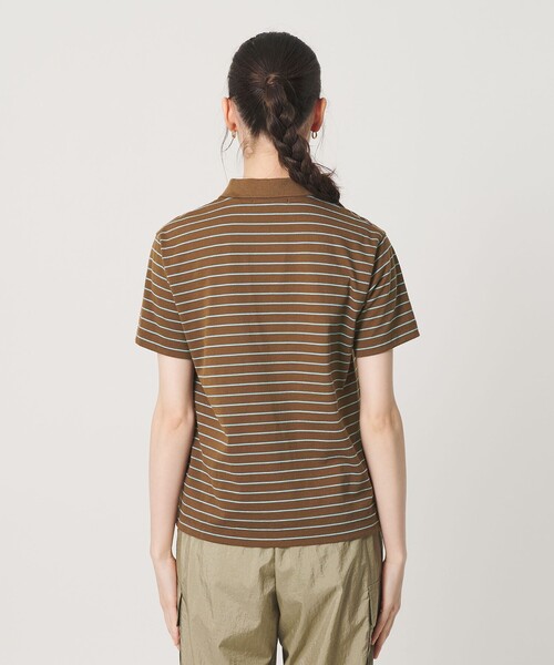 BEAUTY&YOUTH UNITED ARROWS（ビューティーアンドユースユナイテッドアローズ）の「コットンポリエステル ボーダー ポロシャツ（ポロシャツ・レディース・ブラウン/ロイヤルブルー/ケリーグリーン・FREE）」の16枚目の写真