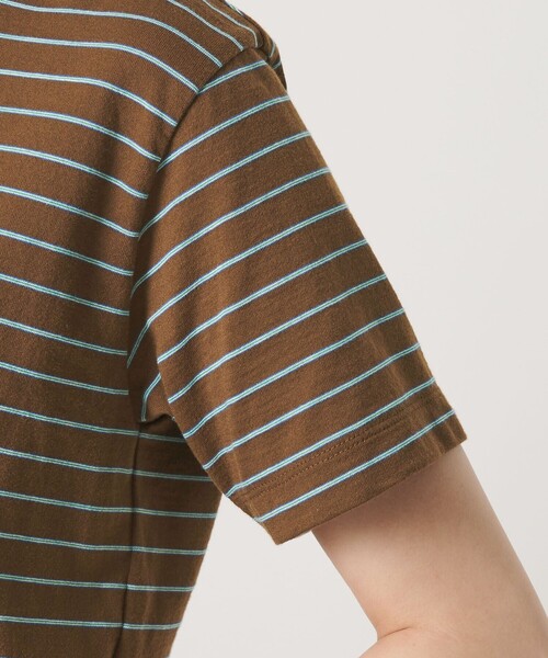 BEAUTY&YOUTH UNITED ARROWS（ビューティーアンドユースユナイテッドアローズ）の「コットンポリエステル ボーダー ポロシャツ（ポロシャツ・レディース・ブラウン/ロイヤルブルー/ケリーグリーン・FREE）」の18枚目の写真