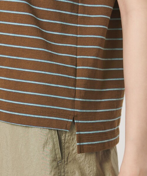 BEAUTY&YOUTH UNITED ARROWS（ビューティーアンドユースユナイテッドアローズ）の「コットンポリエステル ボーダー ポロシャツ（ポロシャツ・レディース・ブラウン/ロイヤルブルー/ケリーグリーン・FREE）」の19枚目の写真