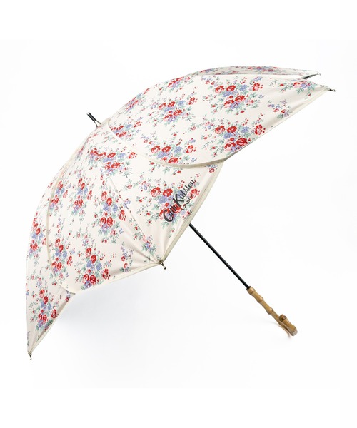 Cath Kidston(キャスキッドソン)の「ショート傘 バンブーハンドル Spray Floral(長傘・レディース・アイボリー系/アイボリー・FREE)」の1枚目の写真