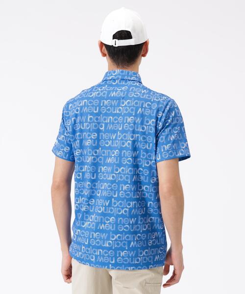 New Balance Golf(ニューバランスゴルフ)の「【new balance golf】グラデーションボーダーロゴ柄 半袖 カラーシャツ (MENS)(シャツ/ブラウス・メンズ・ブルー系その他/ブラック/ホワイト/グレー系その他・LARGE/XX-LARGE/MEDIUM/X-LARGE)」の10枚目の写真
