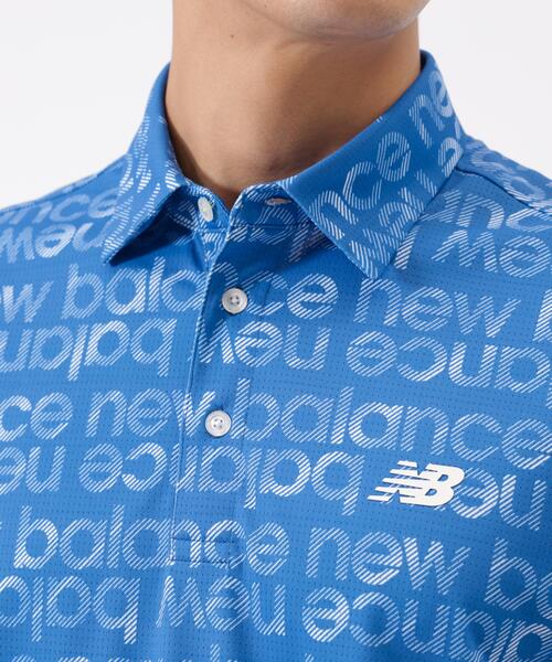 New Balance Golf(ニューバランスゴルフ)の「【new balance golf】グラデーションボーダーロゴ柄 半袖 カラーシャツ (MENS)(シャツ/ブラウス・メンズ・ブルー系その他/ブラック/ホワイト/グレー系その他・LARGE/XX-LARGE/MEDIUM/X-LARGE)」の9枚目の写真