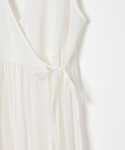 studio CLIP(スタディオクリップ)の「レースカシュクールジレワンピース(ワンピース・レディース・モカ/ホワイト・FREE)」の9枚目の写真