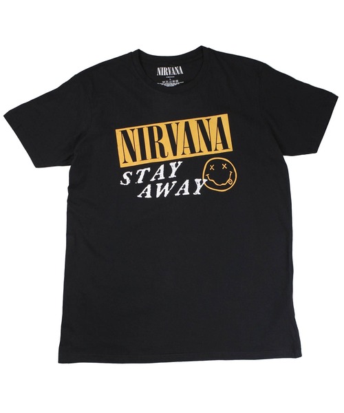 ROCK-OFF(ロックオフ)の「【ROCK-OFF】【PREMIUM】NIRVANA STAY AWAY T-SHIRTS(Tシャツ/カットソー・メンズ・ブラック・LARGE/X-LARGE)」の2枚目の写真