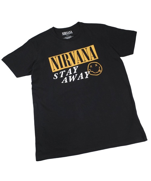 ROCK-OFF(ロックオフ)の「【ROCK-OFF】【PREMIUM】NIRVANA STAY AWAY T-SHIRTS(Tシャツ/カットソー・メンズ・ブラック・LARGE/X-LARGE)」の3枚目の写真