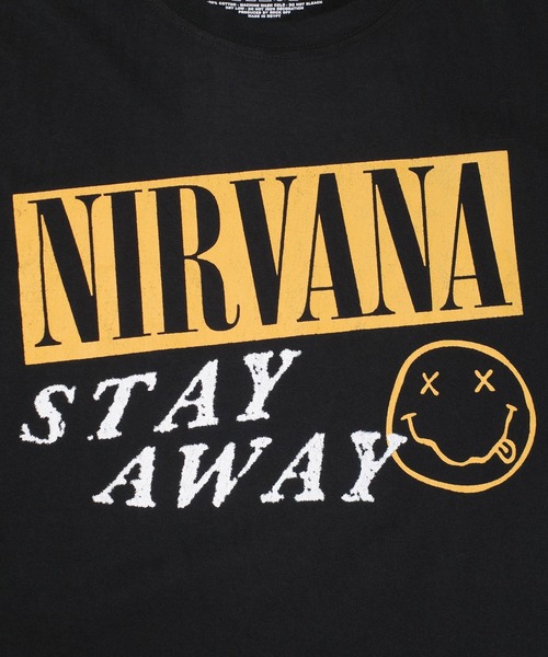 ROCK-OFF(ロックオフ)の「【ROCK-OFF】【PREMIUM】NIRVANA STAY AWAY T-SHIRTS(Tシャツ/カットソー・メンズ・ブラック・LARGE/X-LARGE)」の6枚目の写真