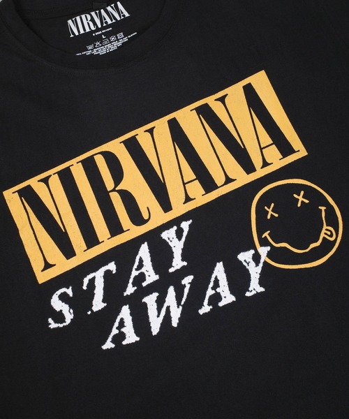 ROCK-OFF(ロックオフ)の「【ROCK-OFF】【PREMIUM】NIRVANA STAY AWAY T-SHIRTS(Tシャツ/カットソー・メンズ・ブラック・LARGE/X-LARGE)」の7枚目の写真