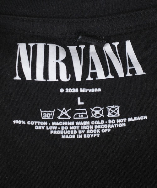 ROCK-OFF(ロックオフ)の「【ROCK-OFF】【PREMIUM】NIRVANA STAY AWAY T-SHIRTS(Tシャツ/カットソー・メンズ・ブラック・LARGE/X-LARGE)」の8枚目の写真