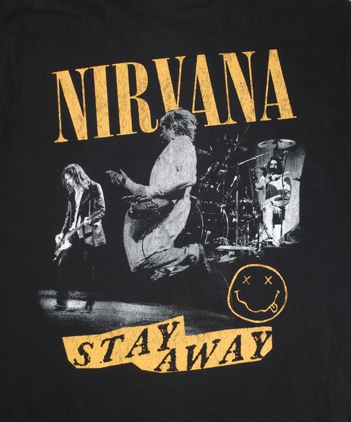 ROCK-OFF(ロックオフ)の「【ROCK-OFF】【PREMIUM】NIRVANA STAY AWAY T-SHIRTS(Tシャツ/カットソー・メンズ・ブラック・LARGE/X-LARGE)」の11枚目の写真
