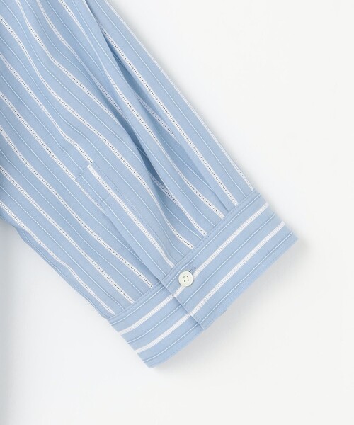 J.PRESS(ジェイプレス)の「【シーンレスに活躍】セルロースカラミストライプ シャツ ブラウス(シャツ/ブラウス・レディース・ネイビー系1/スカイブルー系1/オレンジ系1/ホワイト系1・T15/T13)」の18枚目の写真
