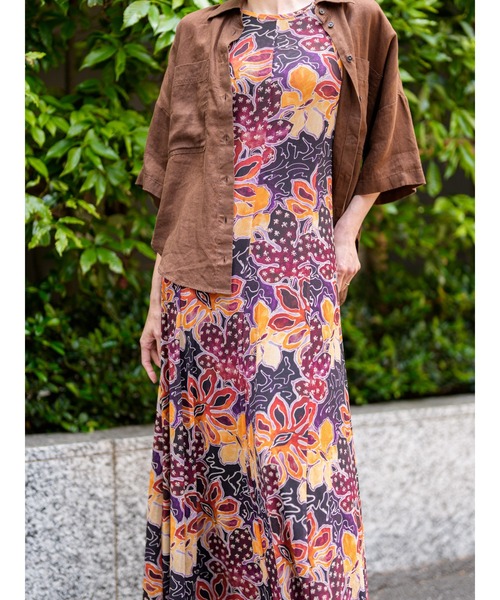 Banana Republic(バナナリパブリック)の「メッシュ タンク マキシドレス(ワンピース・レディース・マルチ・S/M/L/XS)」の3枚目の写真