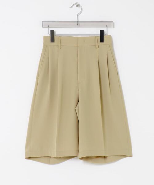 URBAN RESEARCH（アーバンリサーチ）の「『UR TECH DRYLUXE』ハーフパンツ（その他パンツ・レディース・ベージュ/ブラック・38/36）」の10枚目の写真