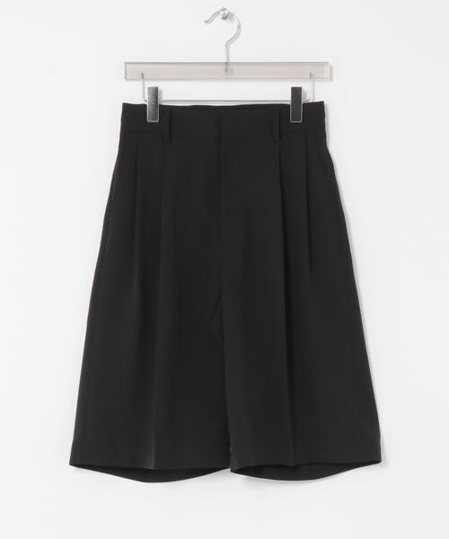 URBAN RESEARCH（アーバンリサーチ）の「『UR TECH DRYLUXE』ハーフパンツ（その他パンツ・レディース・ベージュ/ブラック・38/36）」の4枚目の写真