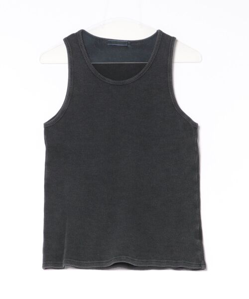 セール】ピグメント加工 サーマル タンクトップ ノースリーブ【UNISEX