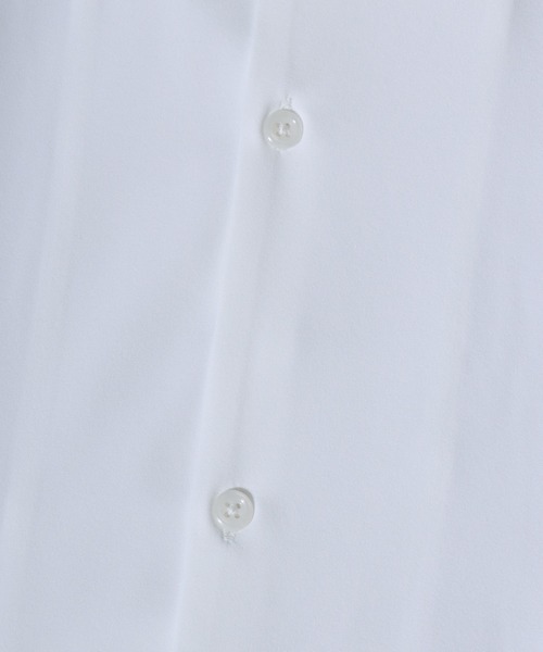 ANPAS(アンパス)の「Short-Sleeve Lace Panel Shirt / レースパネル半袖シャツ オープンカラー 開襟シャツ メンズ トップス(シャツ/ブラウス・メンズ・ブラック/ブラウン/ホワイト・L/M)」の14枚目の写真