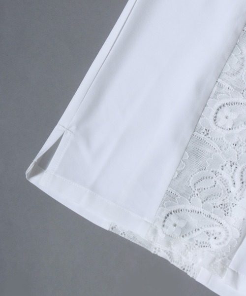 ANPAS(アンパス)の「Short-Sleeve Lace Panel Shirt / レースパネル半袖シャツ オープンカラー 開襟シャツ メンズ トップス(シャツ/ブラウス・メンズ・ブラック/ブラウン/ホワイト・L/M)」の15枚目の写真
