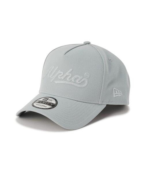 Alpha Industries（アルファインダストリーズ）の「Alpha Industries/アルファ インダストリーズ/x NEW ERA 9FORTY SCRIPT HAT/ニューエラ ナインフォーティ スクリプト ハット（キャップ・メンズ・ブルー系その他5/ブラック・F）」の2枚目の写真