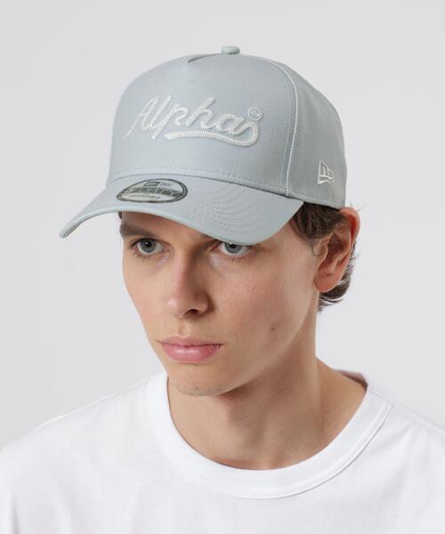 Alpha Industries（アルファインダストリーズ）の「Alpha Industries/アルファ インダストリーズ/x NEW ERA 9FORTY SCRIPT HAT/ニューエラ ナインフォーティ スクリプト ハット（キャップ・メンズ・ブルー系その他5/ブラック・F）」の8枚目の写真