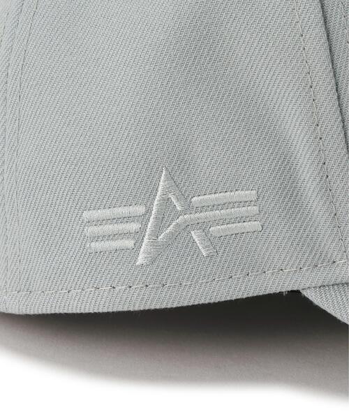 Alpha Industries（アルファインダストリーズ）の「Alpha Industries/アルファ インダストリーズ/x NEW ERA 9FORTY SCRIPT HAT/ニューエラ ナインフォーティ スクリプト ハット（キャップ・メンズ・ブルー系その他5/ブラック・F）」の6枚目の写真