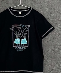 ガールズプリント半袖Tシャツ