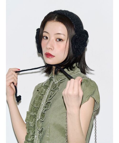 jouetie（ジュエティ）の「【kaorinomori×jouetie】ローサヘアバンド（ヘアバンド・レディース・ブラック/レッド・FREE）」の16枚目の写真