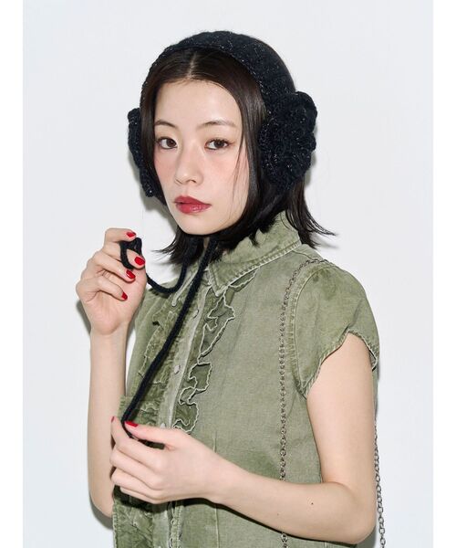 jouetie（ジュエティ）の「【kaorinomori×jouetie】ローサヘアバンド（ヘアバンド・レディース・ブラック/レッド・FREE）」の17枚目の写真