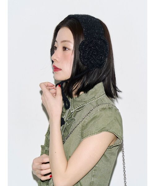 jouetie（ジュエティ）の「【kaorinomori×jouetie】ローサヘアバンド（ヘアバンド・レディース・ブラック/レッド・FREE）」の19枚目の写真