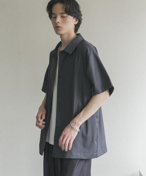 SENSE OF PLACE by URBAN RESEARCH(センスオブプレイスバイアーバンリサーチ)の「ハーフスリーブコーチジャケット(ブルゾン・メンズ・チャコールグレー/ミント/ネイビー・LARGE/MEDIUM)」の1枚目の写真