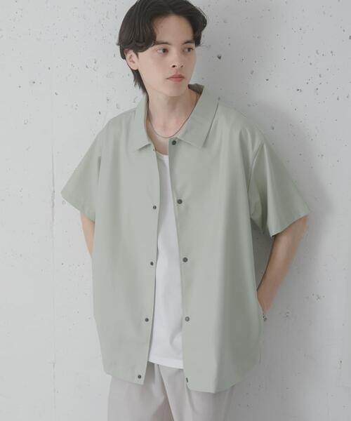 SENSE OF PLACE by URBAN RESEARCH(センスオブプレイスバイアーバンリサーチ)の「ハーフスリーブコーチジャケット(ブルゾン・メンズ・チャコールグレー/ミント/ネイビー・LARGE/MEDIUM)」の14枚目の写真