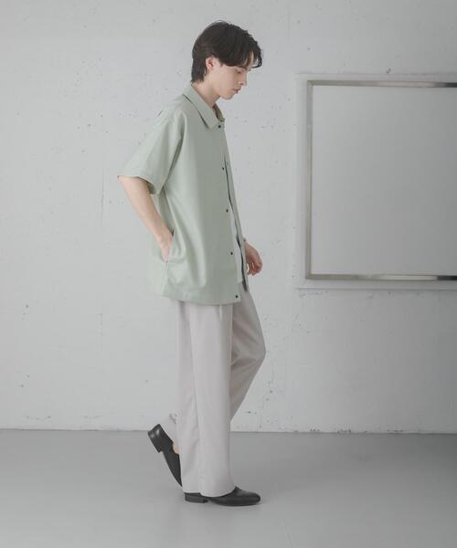 SENSE OF PLACE by URBAN RESEARCH(センスオブプレイスバイアーバンリサーチ)の「ハーフスリーブコーチジャケット(ブルゾン・メンズ・チャコールグレー/ミント/ネイビー・LARGE/MEDIUM)」の20枚目の写真