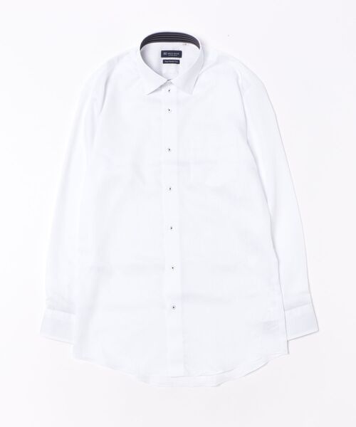 TOKYO SHIRTS(トウキョウシャツ)の「【超形態安定】 形態安定ノンアイロン ワイド 長袖ビジネスワイシャツ(ビジネスシャツ・メンズ・ホワイト・首回り37cm-裄丈80cm/首回り37cm-裄丈84cm/首回り39cm-裄丈80cm/首回り39cm-裄丈84cm/首回り41cm-裄丈82cm/首回り41cm-裄丈86cm/首回り42cm-裄丈82cm/首回り42cm-裄丈86cm/首回り43cm-裄丈82cm/首回り43cm-裄丈86cm)」の6枚目の写真