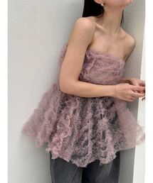 SNIDEL(�X�i�C�f��)�̃`���[���h�J�x�A�y�v�����g�b�v�X(T�V���c/�J�b�g�\�[)