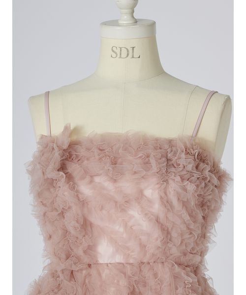 SNIDEL（スナイデル）の「チュール刺繍ベアペプラムトップス（シャツ/ブラウス・レディース・ダークグレー/ホワイト/ピンク・F）」の18枚目の写真