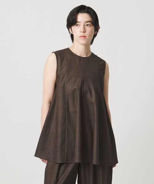 セール】＜MARW UNITED ARROWS＞フレア ノースリーブ ブラウス UV