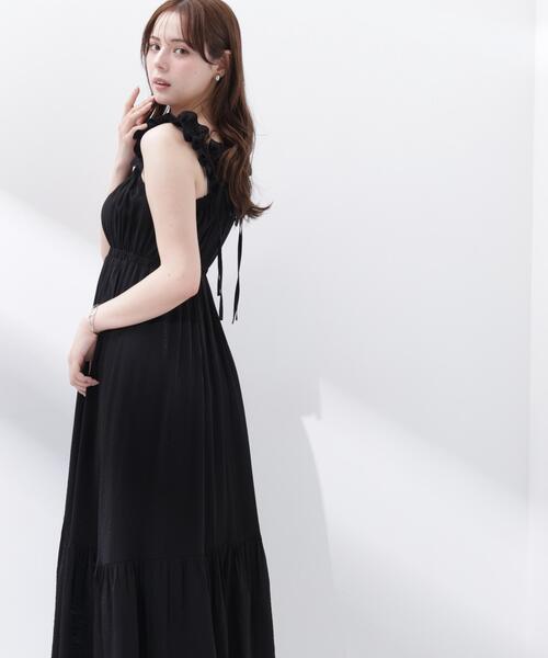 PROPORTION BODY DRESSING(プロポーションボディドレッシング)の「<E>フリルショルダーティアードワンピース / 1216247601(ワンピース・レディース・イエロー/ブラック・SMALL/P/S/MEDIUM)」の19枚目の写真