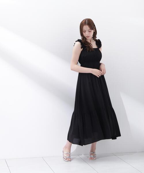 PROPORTION BODY DRESSING(プロポーションボディドレッシング)の「<E>フリルショルダーティアードワンピース / 1216247601(ワンピース・レディース・イエロー/ブラック・SMALL/P/S/MEDIUM)」の22枚目の写真