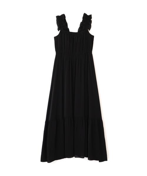 PROPORTION BODY DRESSING(プロポーションボディドレッシング)の「<E>フリルショルダーティアードワンピース / 1216247601(ワンピース・レディース・イエロー/ブラック・SMALL/P/S/MEDIUM)」の3枚目の写真