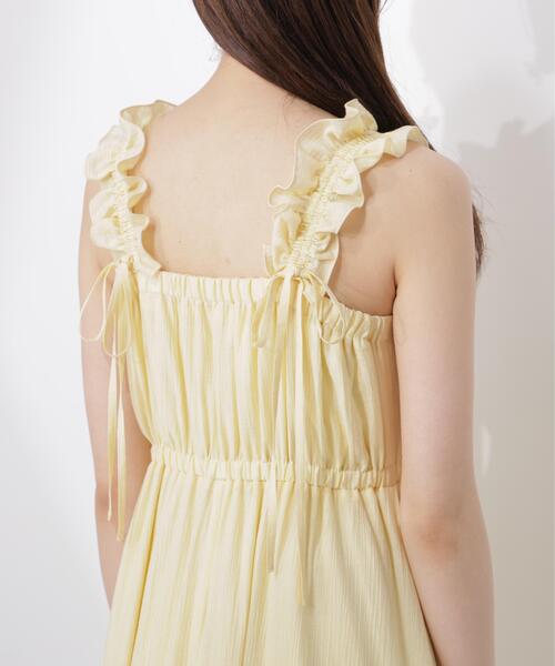PROPORTION BODY DRESSING(プロポーションボディドレッシング)の「<E>フリルショルダーティアードワンピース / 1216247601(ワンピース・レディース・イエロー/ブラック・SMALL/P/S/MEDIUM)」の14枚目の写真