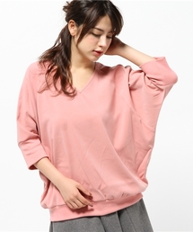 mystic | 【mystic】スウェードタッチVネックプルオーバー(シャツ/ブラウス)