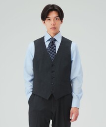 BEAMS HEART | ピンヘッド トラベル ジレ(セットアップ対応・ストレッチ・ウォッシャブル)(ベスト)
