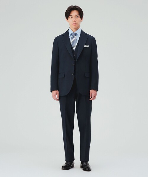 BEAMS HEART(ビームスハート)の「ピンヘッド トラベル ジレ(セットアップ対応・ストレッチ・ウォッシャブル)(ベスト・メンズ・チャコールグレー/ネイビー・X-LARGE/LARGE/MEDIUM/SMALL)」の22枚目の写真
