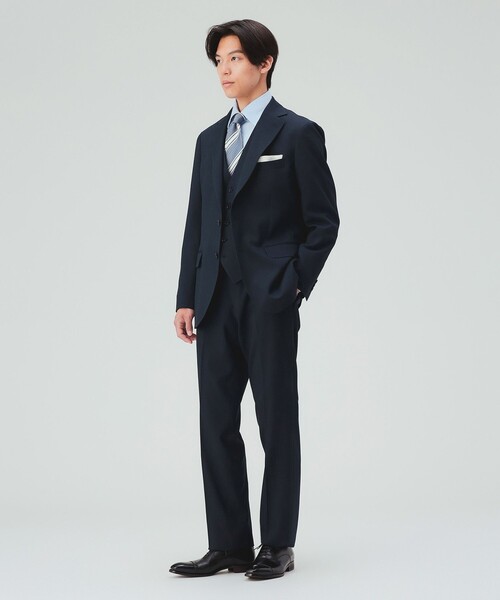 BEAMS HEART(ビームスハート)の「ピンヘッド トラベル ジレ(セットアップ対応)(ベスト・メンズ・チャコールグレー/ネイビー・X-LARGE/LARGE/MEDIUM/SMALL)」の15枚目の写真