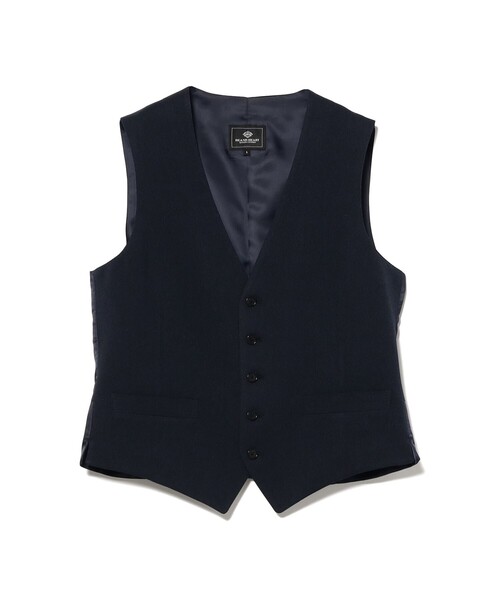 BEAMS HEART(ビームスハート)の「ピンヘッド トラベル ジレ(セットアップ対応・ストレッチ・ウォッシャブル)(ベスト・メンズ・チャコールグレー/ネイビー・X-LARGE/LARGE/MEDIUM/SMALL)」の5枚目の写真