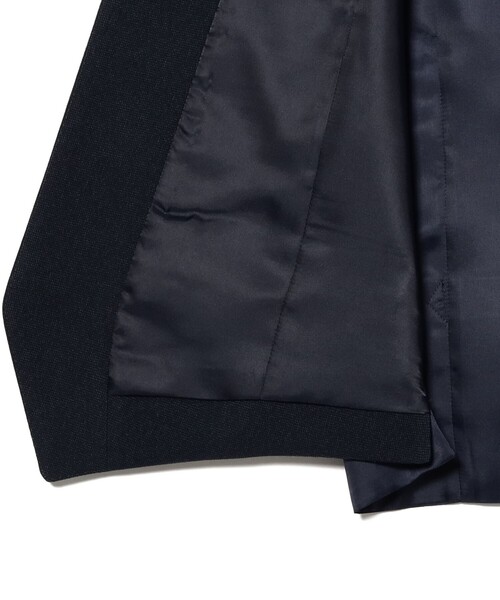 BEAMS HEART(ビームスハート)の「ピンヘッド トラベル ジレ(セットアップ対応・ストレッチ・ウォッシャブル)(ベスト・メンズ・チャコールグレー/ネイビー・X-LARGE/LARGE/MEDIUM/SMALL)」の8枚目の写真