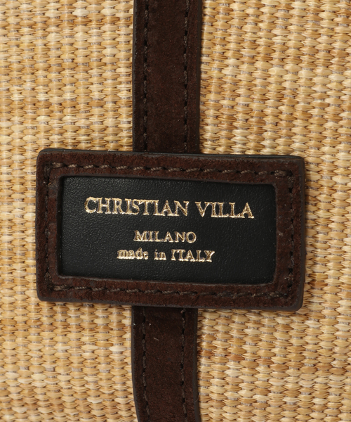 La TOTALITE（ラトータリテ）の「CHRISTIAN VILLA /クリスチャン ヴィラ ラフィア*スエードコンビバッグ（ハンドバッグ・レディース・ブラウン・FREE）」の12枚目の写真