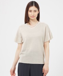 【WEB・一部店舗限定/ウォッシャブル】ペーパーホールガーメント　プルオーバー